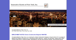 Desktop Screenshot of innovativeelectricny.com