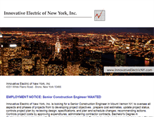 Tablet Screenshot of innovativeelectricny.com